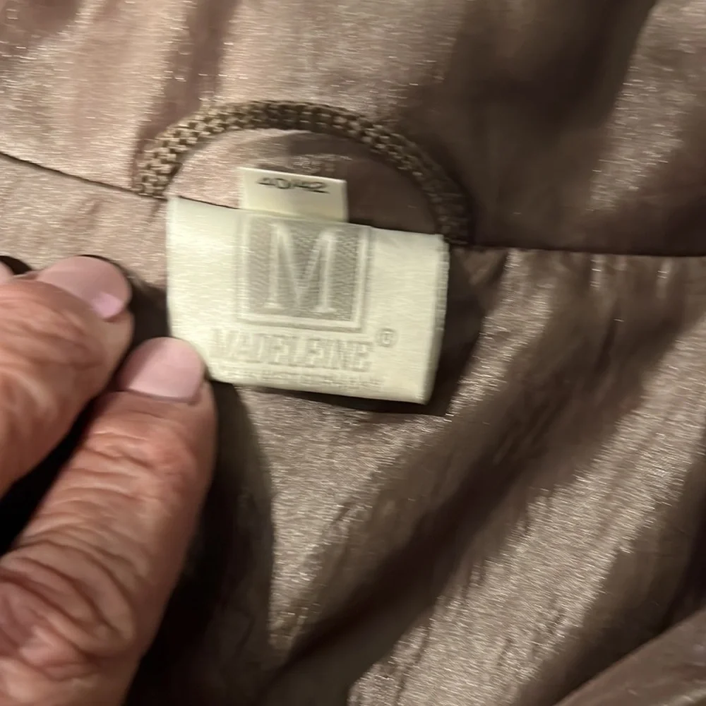 Madeleine Copper Rain Jacket Medium West Germany